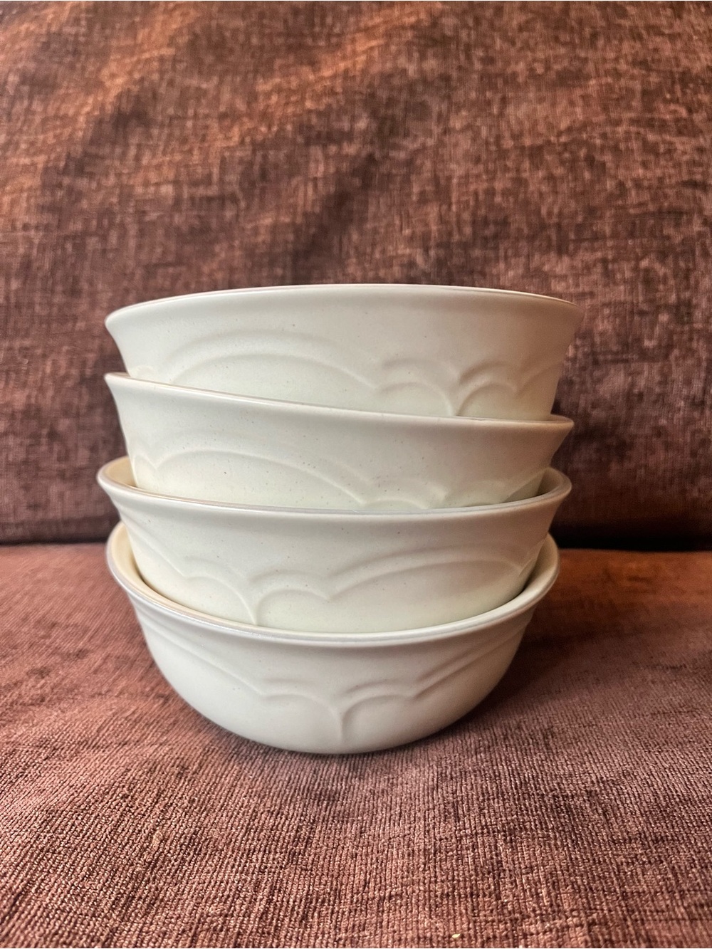 4 Pfaltzgraff Heirloom Soup Cereal Bowls Retired like new 5 7/8"